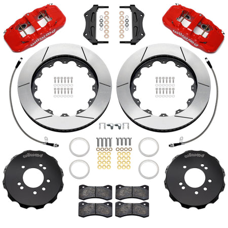 Wilwood 89-98 Nissan 240SX/89-94 Skyline/90-96 300ZX Aerolite 6R Front BBK w/ 14in SLT Rotors - Red