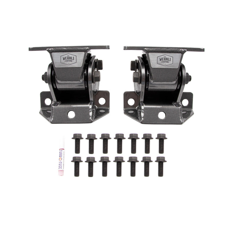 Wehrli 11-16 GM Duramax LML Heavy Duty Engine Mount - Brizzle Blue