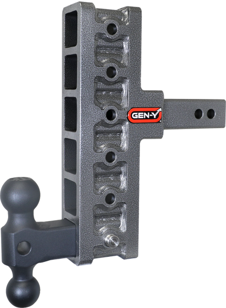 Gen-Y Mega Duty 2in Shank 7.5in Offset Drop 1.5K TW 10K Hitch w/GH-031 Dual-Ball