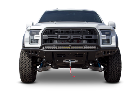 Addictive Desert Designs 17-18 Ford F-150 Raptor Stealth R Front Bumper w/ Winch Mount