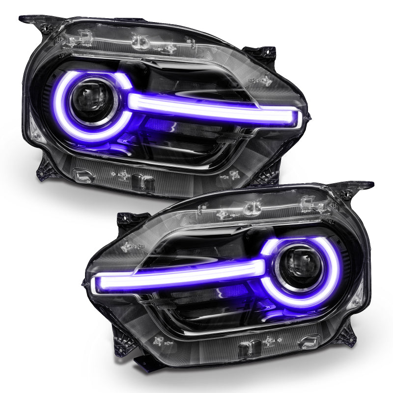 Oracle 2021 Ford Bronco Sport RGB+W Headlight DRL + Halo - ColorSHIFT w/ RF Controller