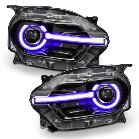 Oracle 2021 Ford Bronco Sport RGB+W Headlight DRL + Halo - ColorSHIFT w/ RF Controller