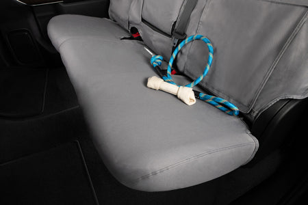 Covercraft 15-21 Ford Transit Polycotton SeatSaver Custom Third Row Seat Covers-Grey
