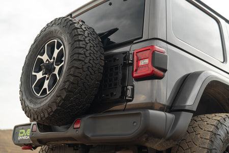 DV8 Offroad 2018-2025 Jeep Wrangler JL Tailgate Reinforcement Molle Panel