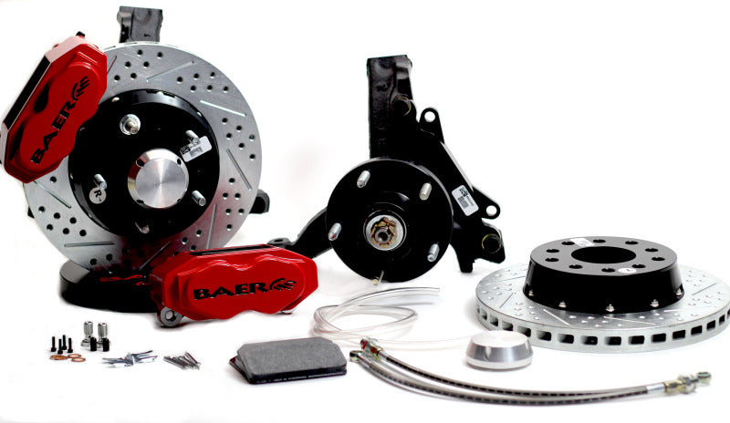 Baer Brakes 82-92 Chevrolet Camaro STD Studs 11in SS4+ Front SDZ Brake Kit - Black