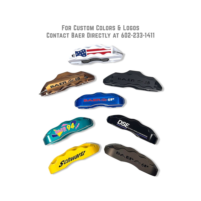 Baer Brakes 60-74 Chevrolet C10 Pickup 13in Track4 Front SDZ Brake Kit - Monster Green