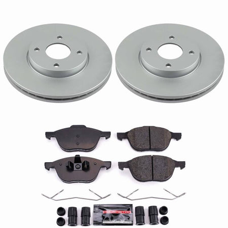 Power Stop 05-07 Ford Focus Front Z23 Coated Brake Kit