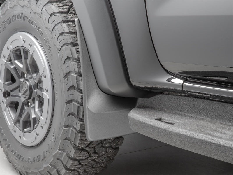 WeatherTech 24-25 Ford Ranger Raptor Front & Rear No Drill MudFlaps - Black