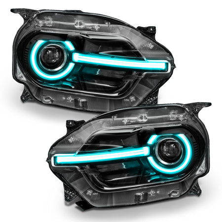 Oracle 2021 Ford Bronco Sport RGB+W Headlight DRL + Halo - ColorSHIFT w/ RF Controller