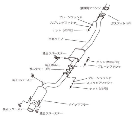 HKS SILENT Hi-POWER SKYLINE GT-R(E-BNR32)