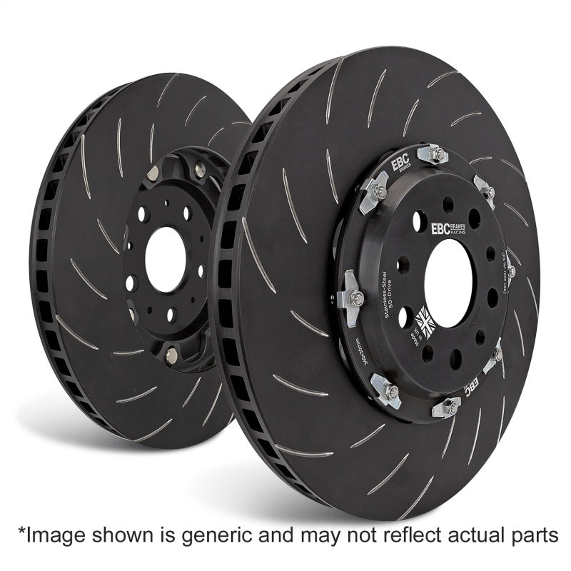 EBC Racing 17-25 BMW 220i G42 Coupe 2.0T Front 380mm 2 Pc Rotor Replacement (Pair)