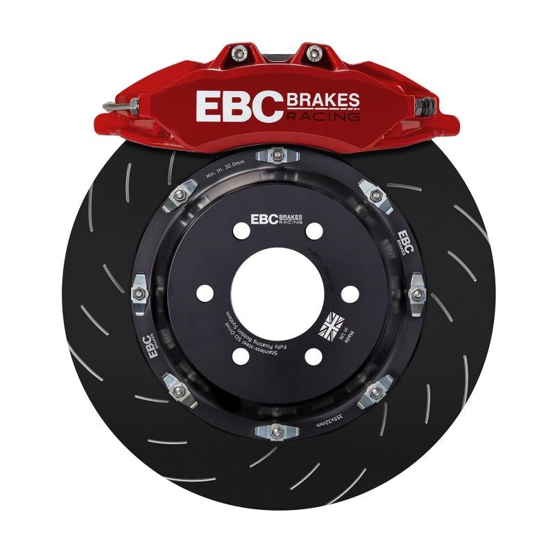EBC Racing 00-06 BMW M3 (E46) Red Apollo-6 Calipers 355mm Rotors Front Big Brake Kit