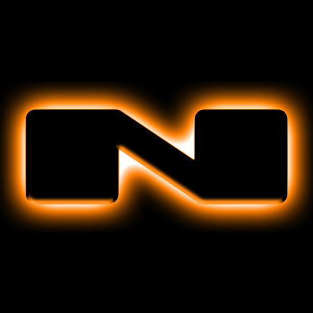 ORACLE Lighting Universal Illuminated LED Letter Badges - Matte Blk Surface Finish - N