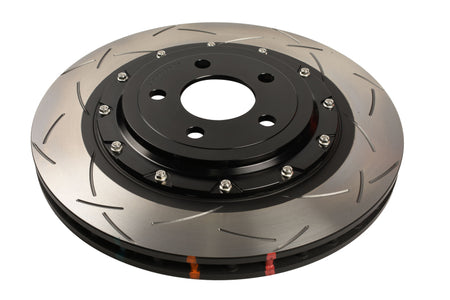 DBA 24-26 Ford Mustang (390mm Front Rotor) Rear 5000 Series Slotted Rotor (w/Black Hat)