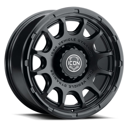 ICON Alloys Rancho 20x9 / 8x170 / 6mm / 5.25in BS DBL Black Wheel