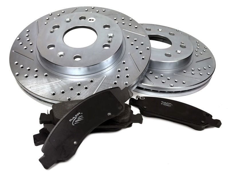 Baer Brakes 97-06 Jeep Wrangler Claw Rotor & Pad Combo Kit - Rear
