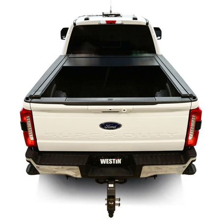 Westin 17-26 Ford F-250/F-350/F-450/F-550 SD 6ft 10in Bed Manual Retractable Tonneau Cover - Black