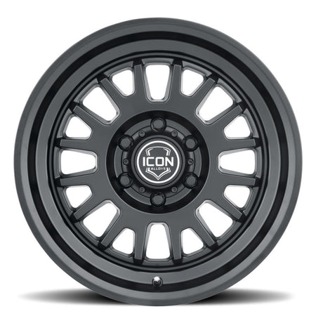ICON Anza 17x8.5 6x120 0mm Offset 4.75in BS 67mm Hub Bore Satin Black Wheel