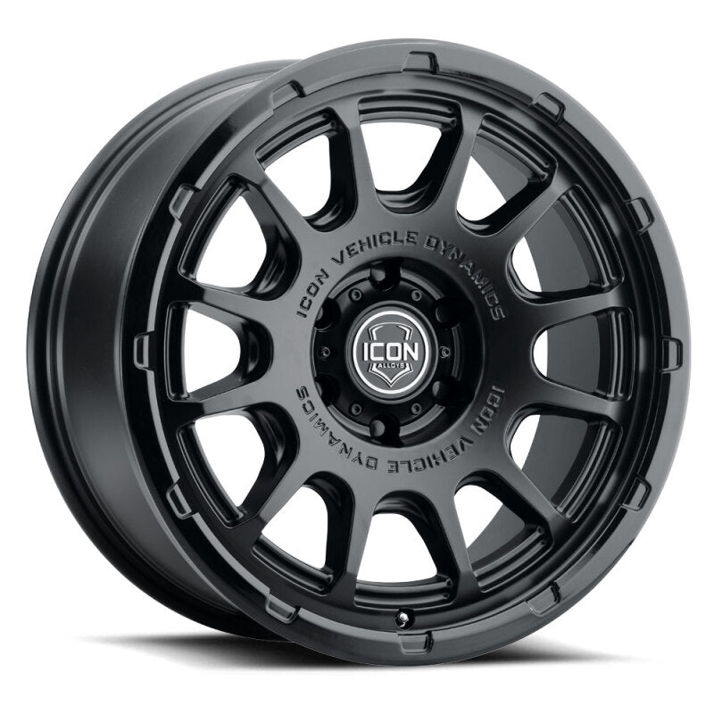 ICON Alloys Rancho 20x9 / 5x5 / -12mm / 4.5in BS DBL Black Wheel