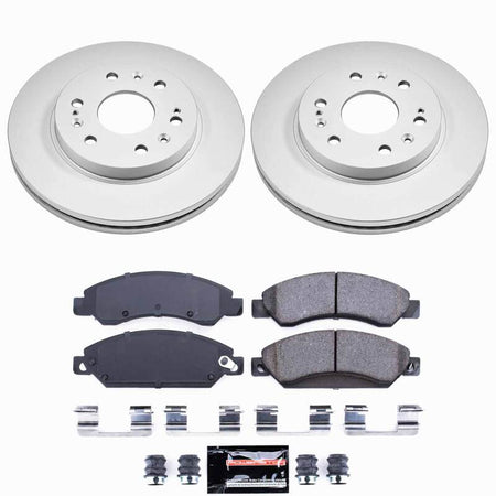 Power Stop 07-08 Cadillac Escalade Front Z23 Coated Brake Kit