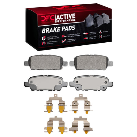 DFC 02-25 Nissan Juke Rear Active Performance Pads and Hardware Kit