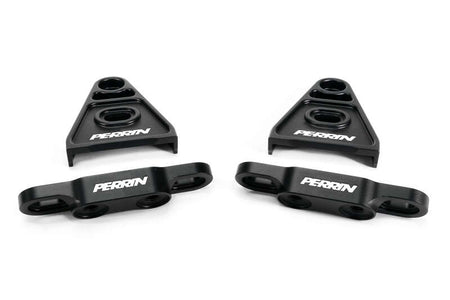 PERRIN 15+ Subaru WRX/STI High-Lift Hood Brackets (Black)