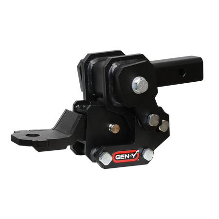 Gen-Y VOYAGER 5.75in 500lb Cargo TW 1000lb Towing TW 7K Overall Hitch w/GH-103705 Platinum BallMount