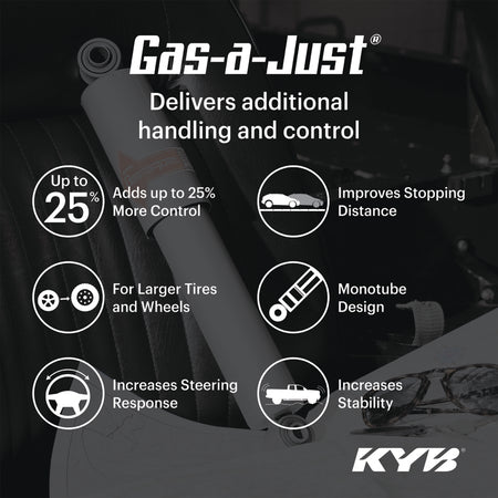 KYB 18-23 Jeep Wrangler Gas-A-Just Monotube Shock - Rear