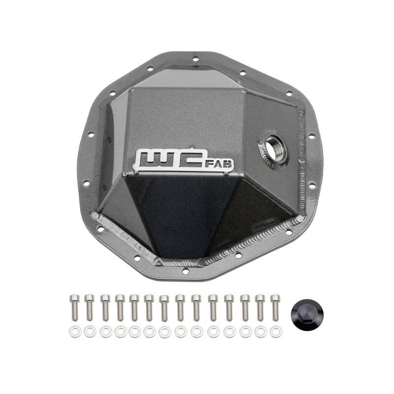 Wehrli 20-26 GM Duramax/19-24 Cummins Rear Axle Differential Cover - Semi-Gloss Black