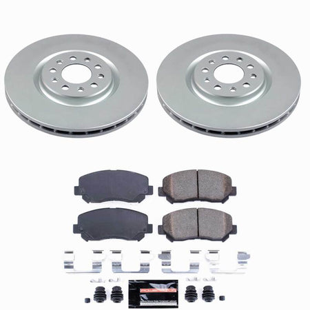Power Stop 15-17 Chrysler 200 Front Z23 Coated Brake Kit