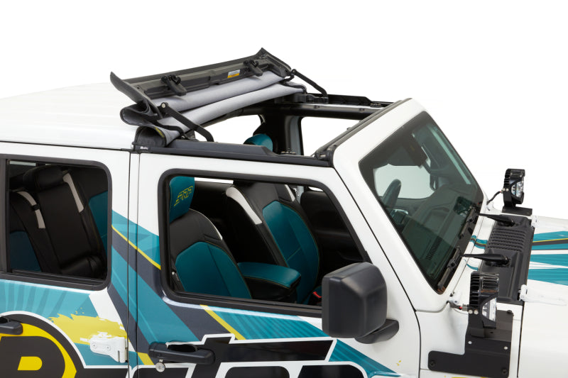 Bestop 20-26 Jeep Gladiator / 18-26 Wrangler JL Sunrider For Hardtop (Black Diamond)