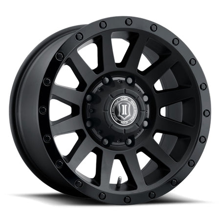 ICON Compression HD 18x9 / 8x180 / 12 mm / 5.5in BS Double Black Wheel