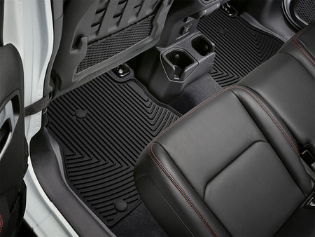 WeatherTech 2020+ Jeep Gladiator Rear Rubber Mats - Black