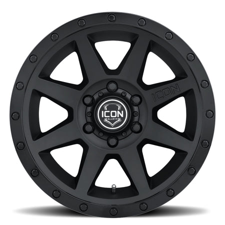 ICON Rebound 20x9 / 5x5 / -12mm / 4.5in BS Double Black Wheel