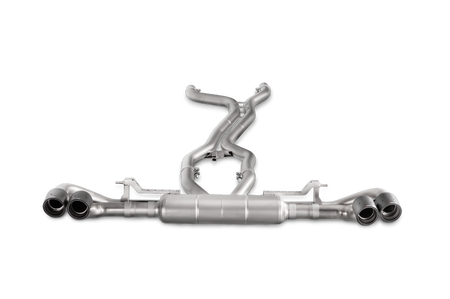 Akrapovic 15-17 Porsche Cayenne GTS (958 FL) Evolution Link Pipe Set (Titanium)