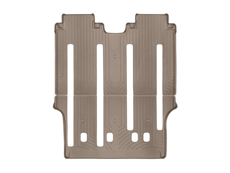 WeatherTech 2015+ Kia Sedona w/ 2nd Row Lounge Seats Rear FloorLiner - Tan (w/o Rear Entertainment)