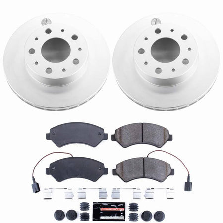 Power Stop 14-21 Ram ProMaster 1500 Front Z23 Coated Brake Kit