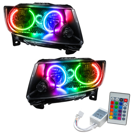 Oracle 11-13 Jeep Grand Cherokee SMD HL (Non-HID) - Chrome - w/ Simple Controller
