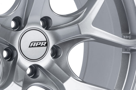 APR A01 Flow Formed - 20x9.0 - 5x112 - ET42 - 66.5mm Center Bore - Hyper Silver Wheel