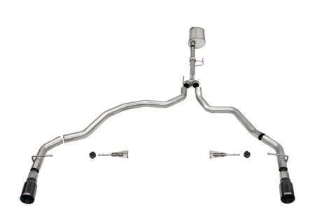 Corsa 2021-2025 Ford F-150 Regular Cab/ 8in Bed 3.5L V6 Sport Cat-Back Dual Rear Exit-