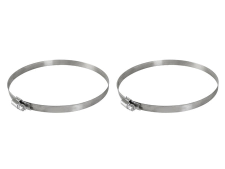 aFe Magnum FORCE Worm Gear Hose Clamps - 4-1/8in to 7in ID (Pair)