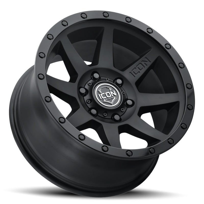 ICON Rebound 20x9 / 5x5 / -12mm / 4.5in BS Double Black Wheel