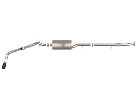 aFe 23-25 GM Colorado/Canyon L4-2.7L (t) Apollo GT Series 3in 409 SS Cat-Back Exhaust w/ Blk Tip