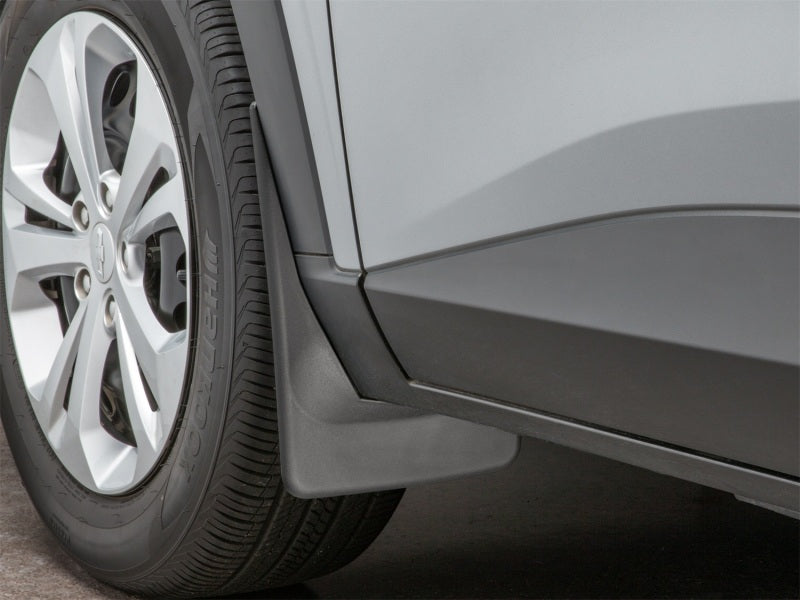 WeatherTech 24-25 Chevrolet Trax No Drill Rear MudFlaps - Black