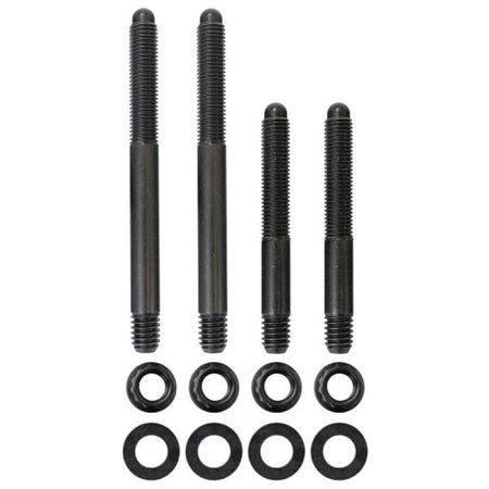 Moroso 2PC 5/16in-24 x 2.5in & 2 PC 5/16in-24 X 3.5in Long 12-Point Nuts Carb Stud Kit w/Bracket