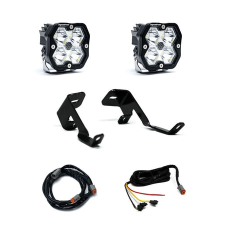 Baja Designs 15-20 Ford F-150 / 17-20 Ford Raptor Squadron Sport 2.0 A-Pillar Kit (Spot) - Clear