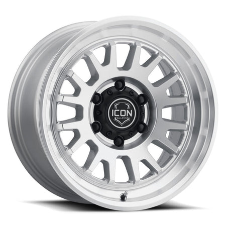 ICON Anza 17x8.5 / 6x5.5 / 0mm / 4.75in BS Silver Machined Wheel
