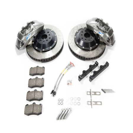 Alcon 2009+ Nissan GT-R R35 380x33mm Rotor 4 Piston Caliper RC4 Rear Axle Kit - Red