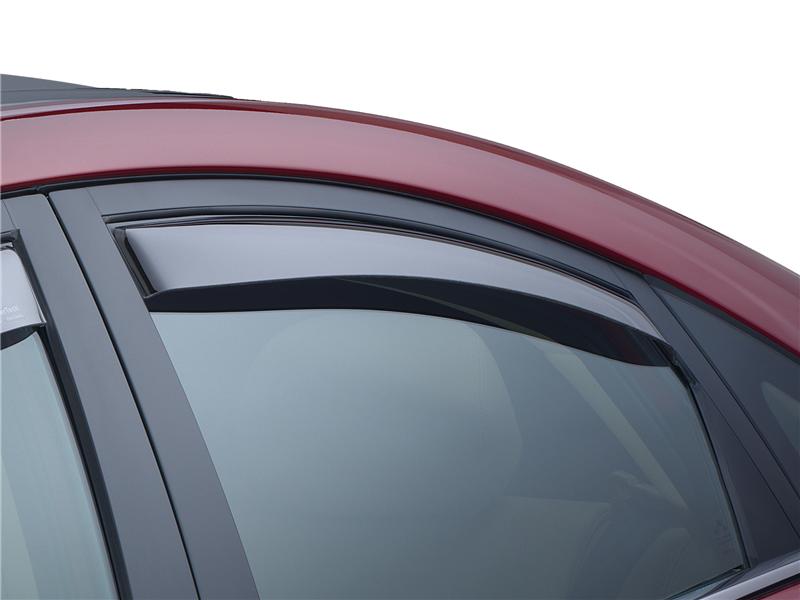 WeatherTech 05-09 Kia Spectra / Spectra 5 Front Side Window Deflectors - Dark Smoke