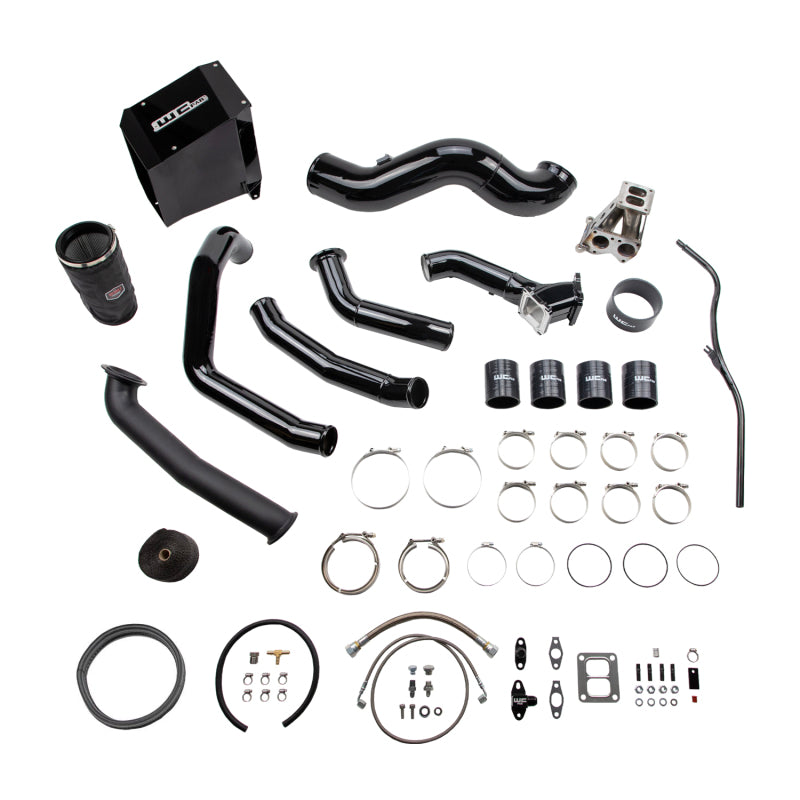 Wehrli 01-04 GM Duramax LB7 S400 Single Turbo Install Kit - Candy Red